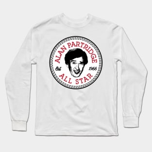 Alan Partridge All Star Converse Logo Long Sleeve T-Shirt